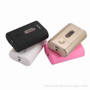 5,200mAh Full Capacity External Backup Power Bank with Torch Flashlight